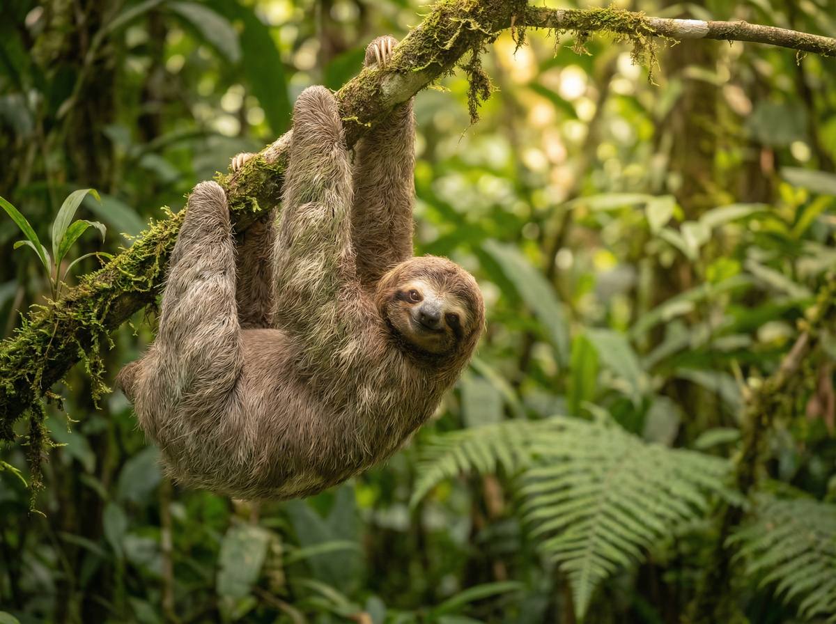 国产主播树懒视频 - 热带雨林树懒慢生活视频演示